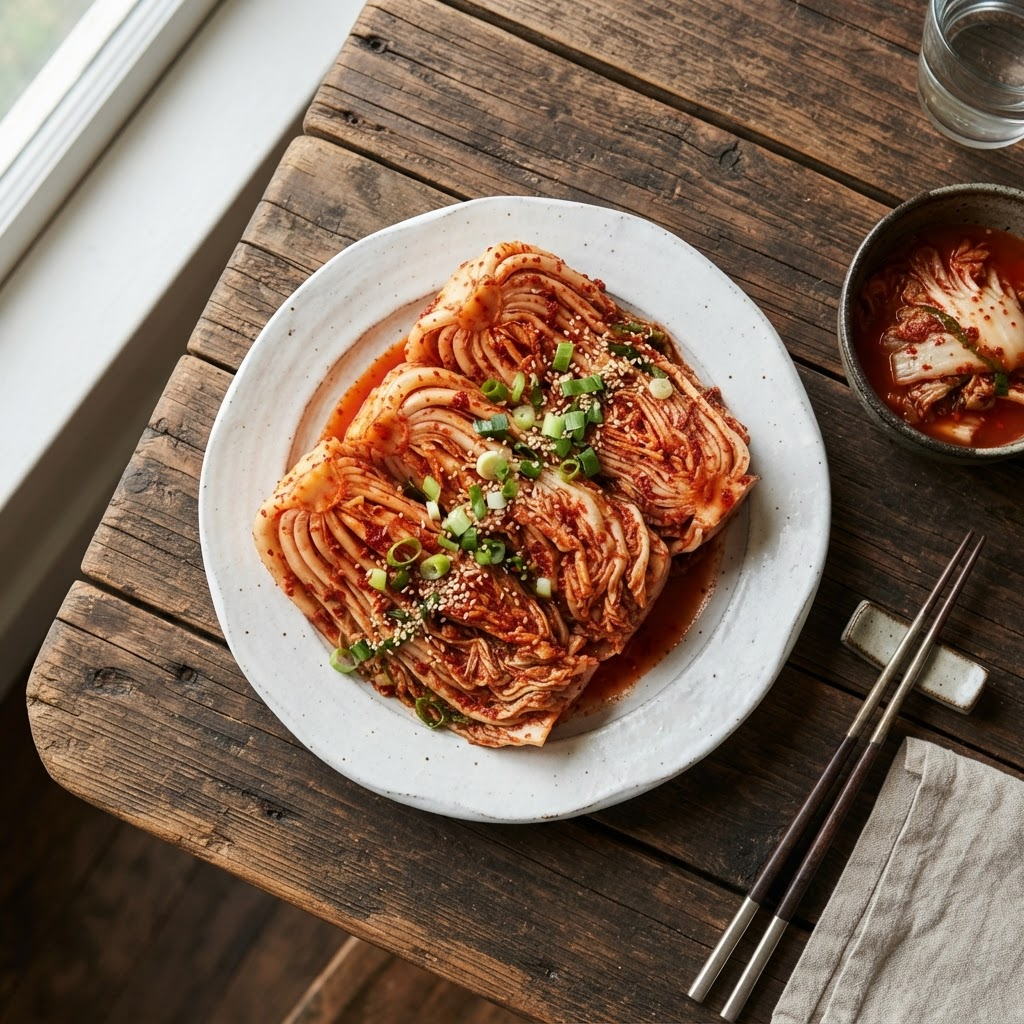Baechu Kimchi (Napa Cabbage Kimchi)