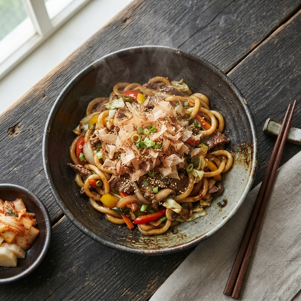 Bokkeum Udon (Stir-fried Udon)