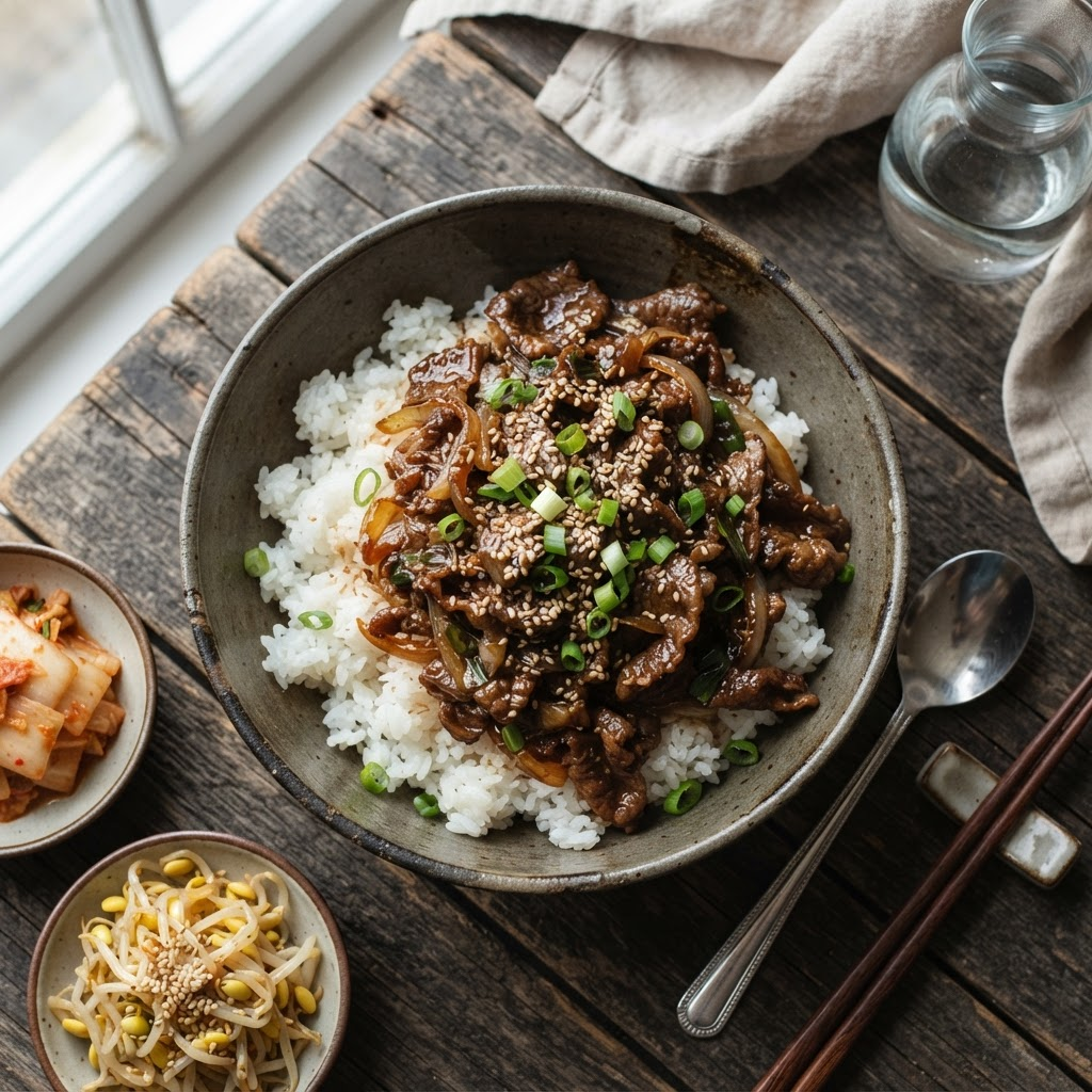 Bulgogi Deopbap (Bulgogi Rice Bowl)