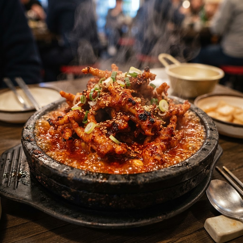 Dakbal (Spicy Chicken Feet)