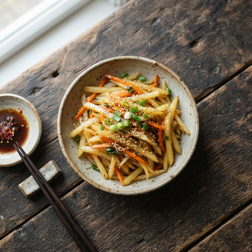 Gamja-bokkeum (Stir-fried Potatoes)