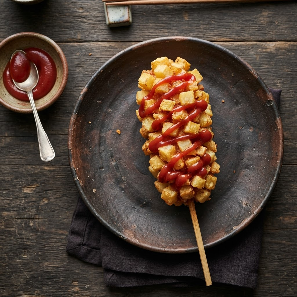 Gamja Hotdog (Potato Corn Dog)