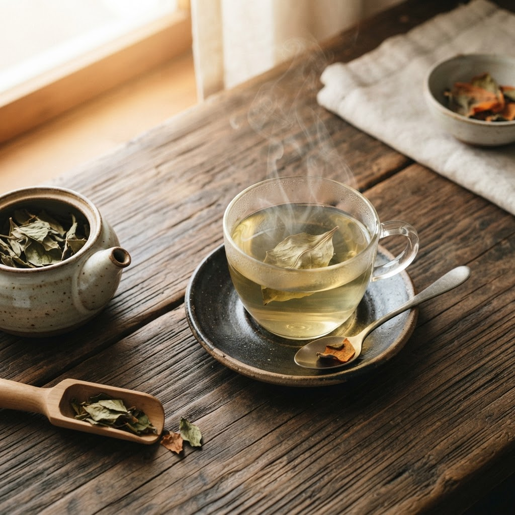Gamnip-cha (Persimmon Leaf Tea)