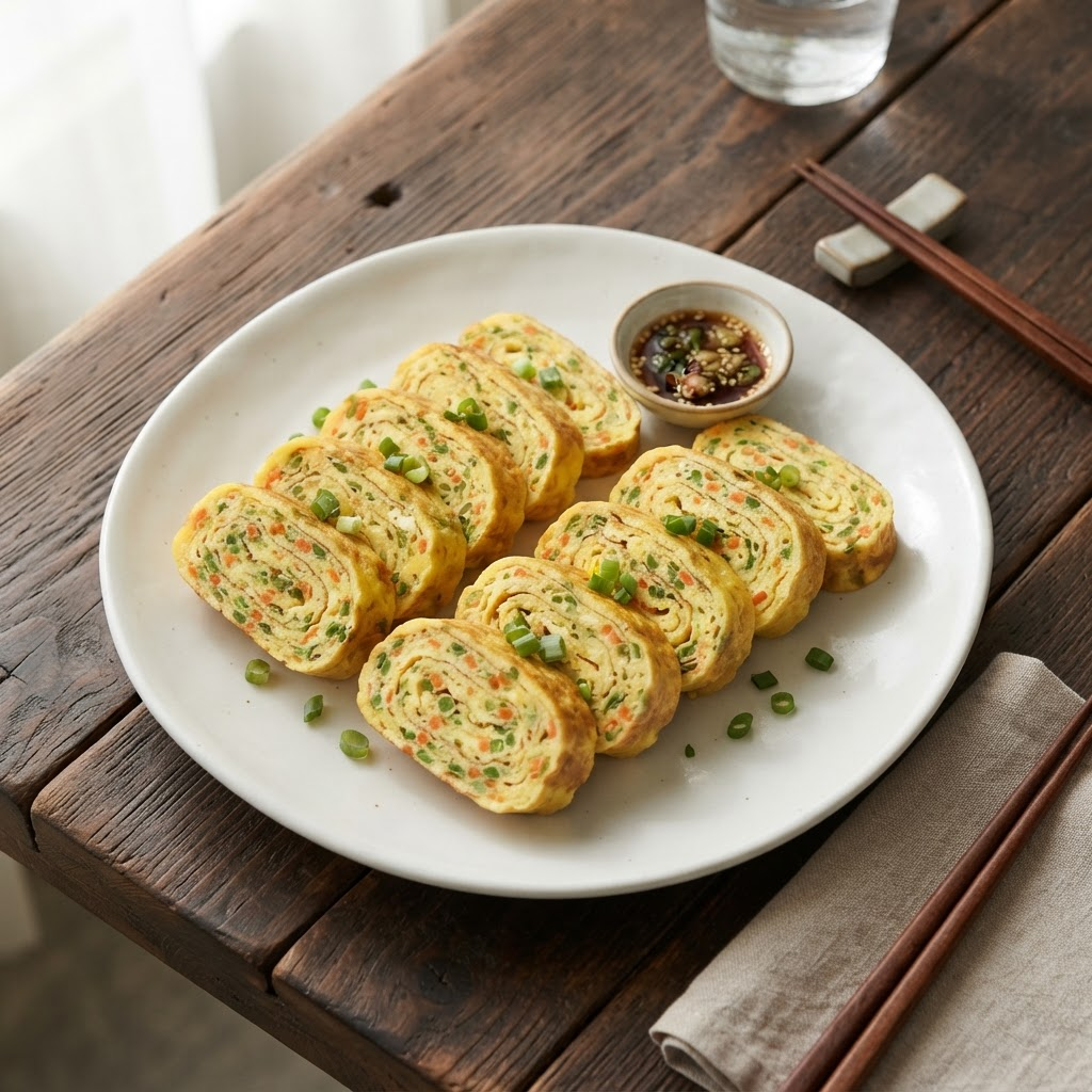Gyeran-mari (Rolled Omelet)