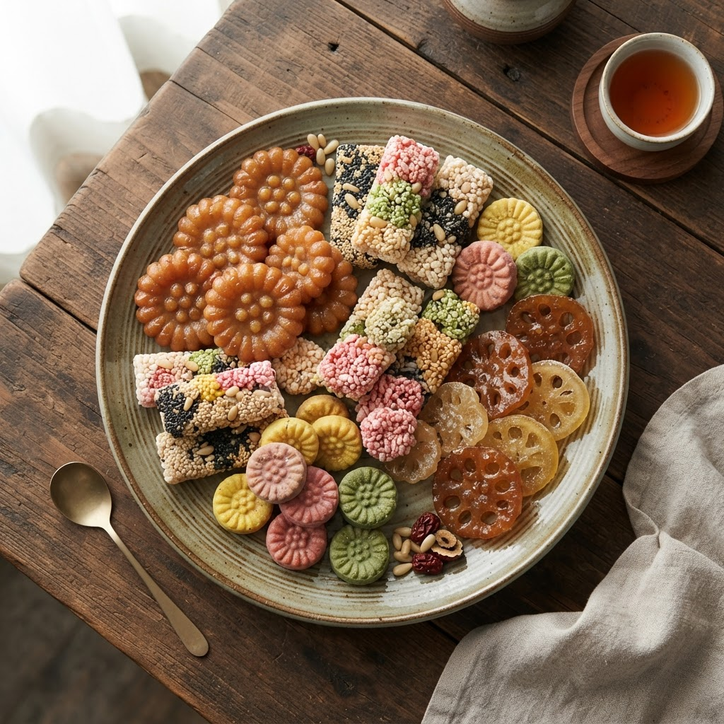 Hangwa Set (Assorted Korean Confections)