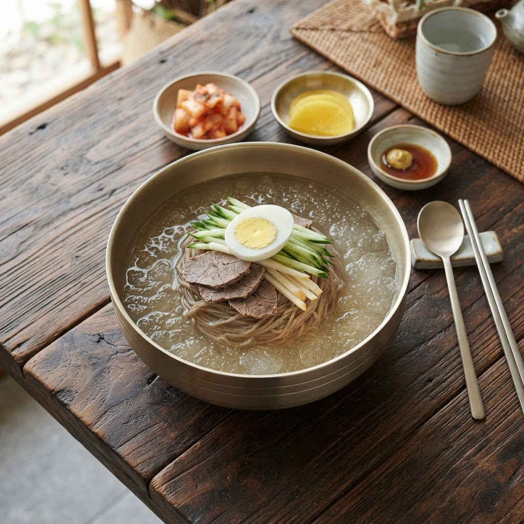Mul Naengmyeon (Cold Noodle Soup)