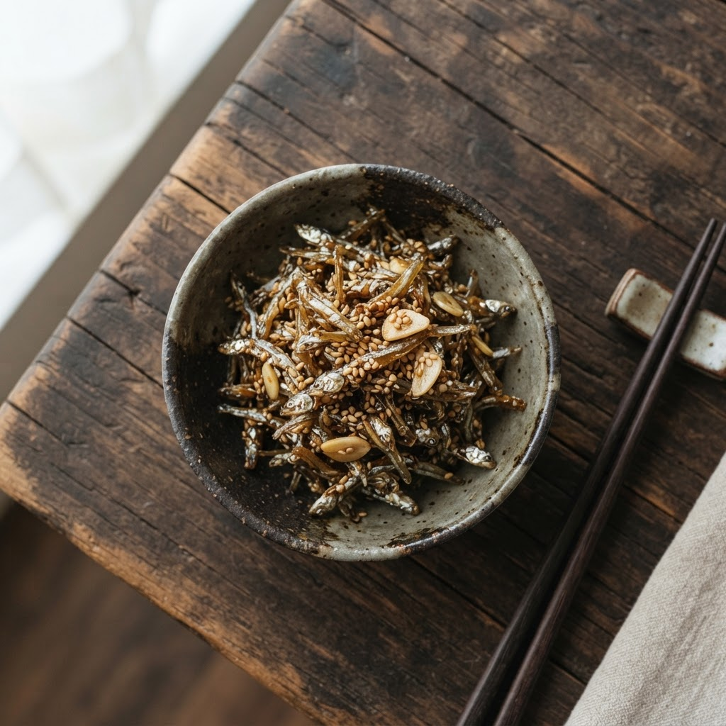 Myeolchi-bokkeum (Stir-fried Anchovies)