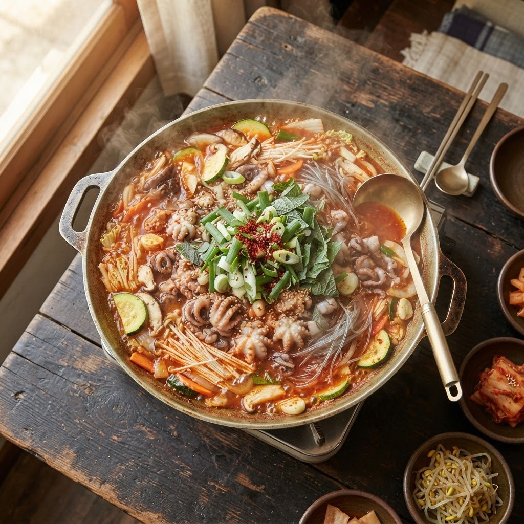 Nakji Jeongol (Octopus Hot Pot)