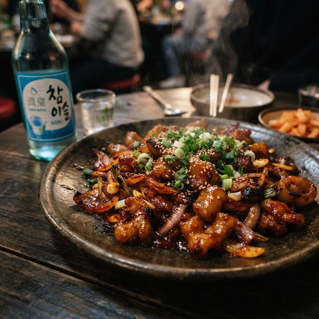 Odolppyeo (Spicy Pork Cartilage)