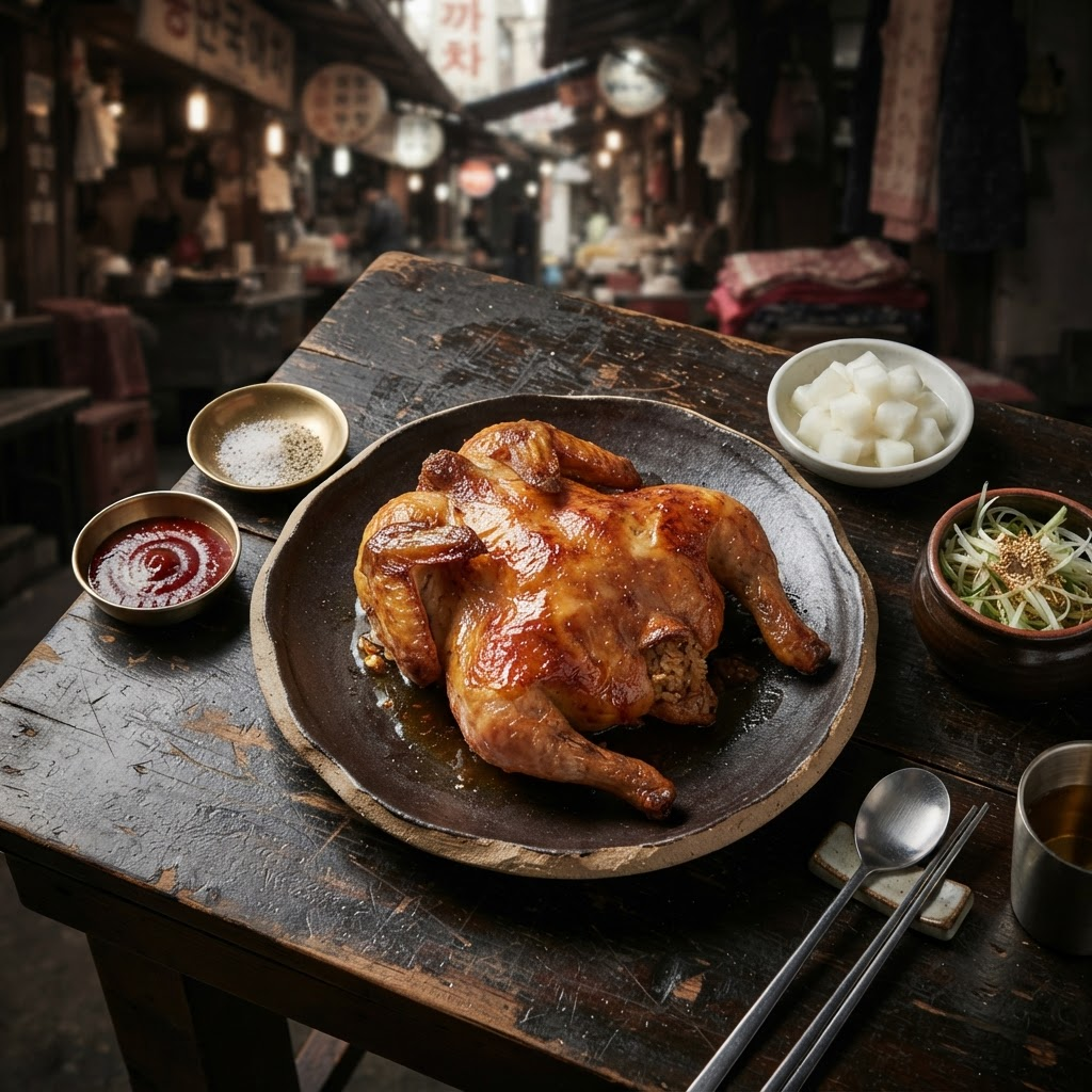 Tongdak-gui (Roast Whole Chicken)