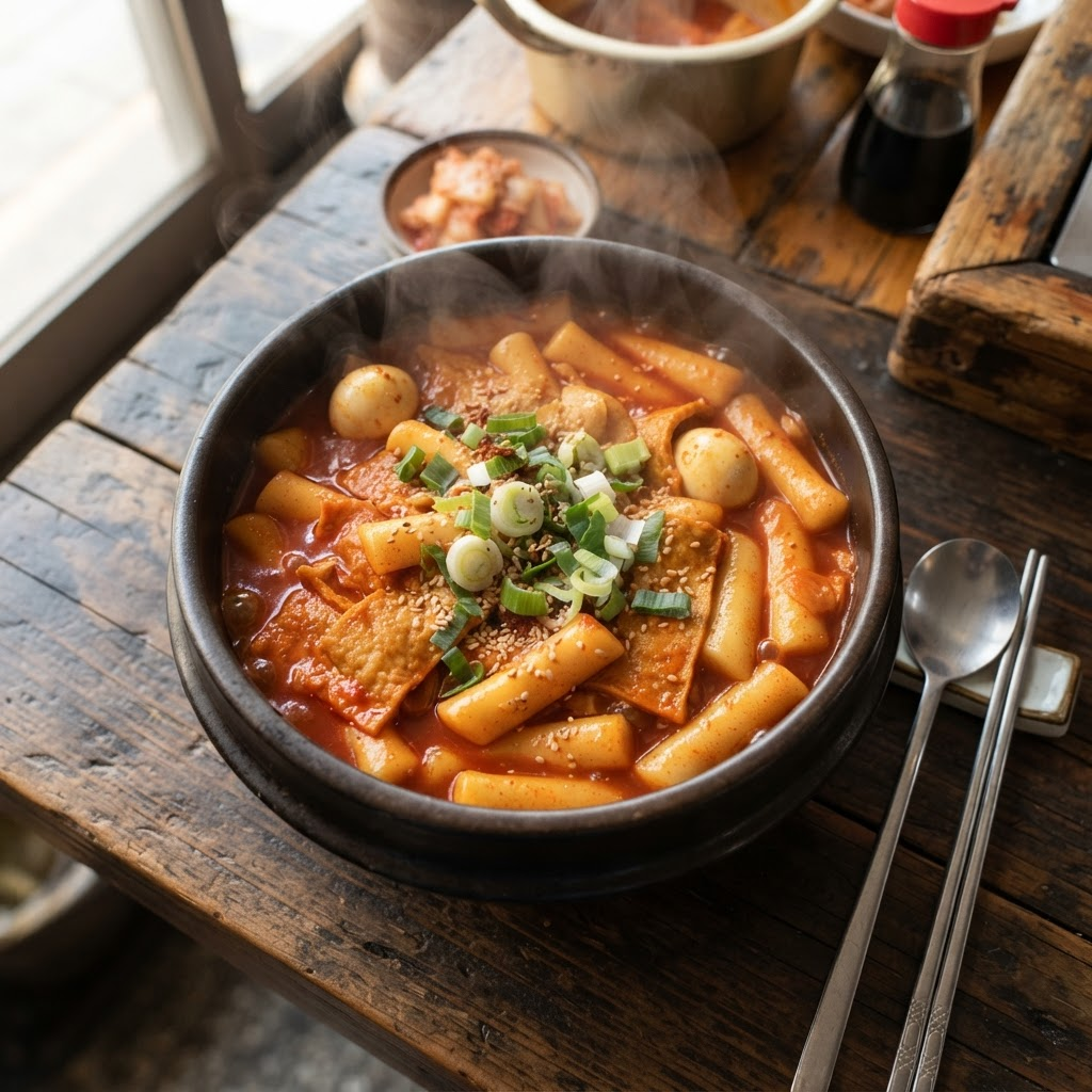 Tteokbokki (Spicy Rice Cakes)