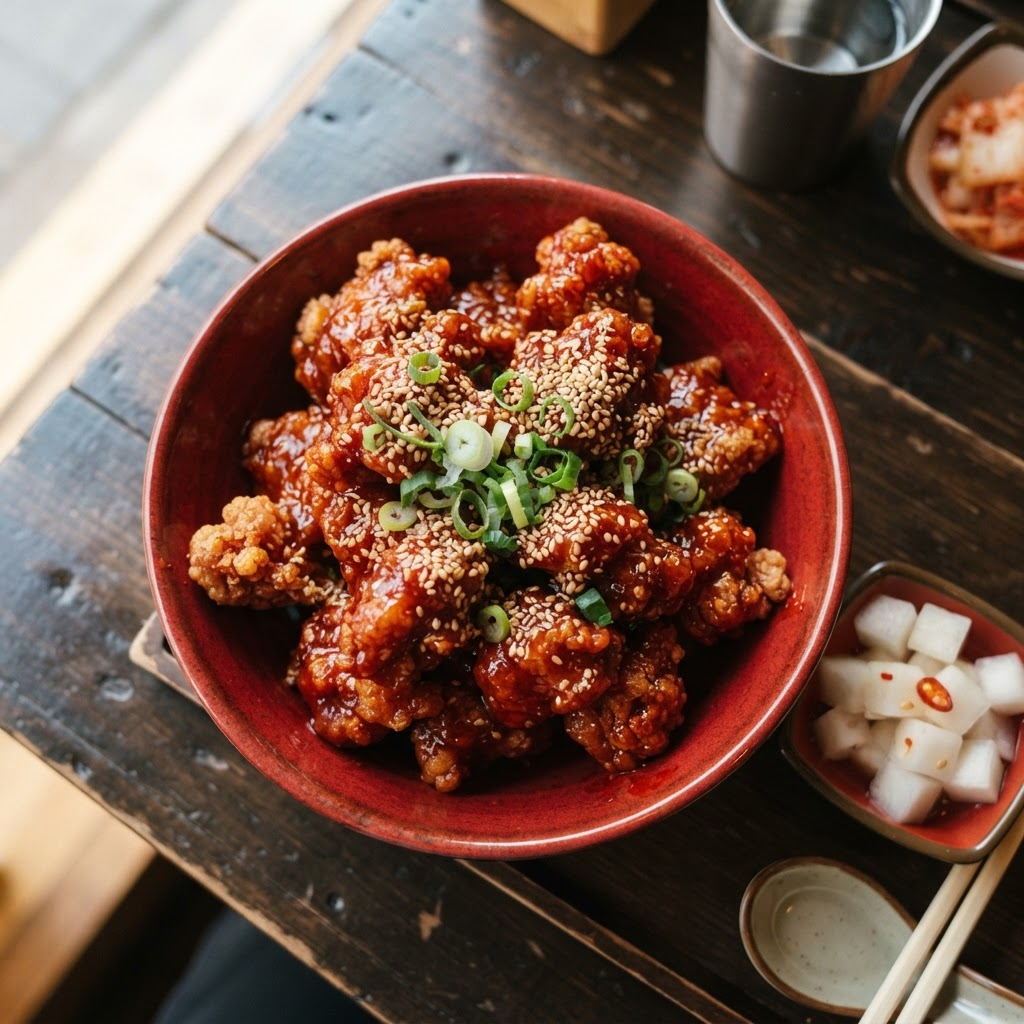 Yangnyeom Chicken (Sweet & Spicy)