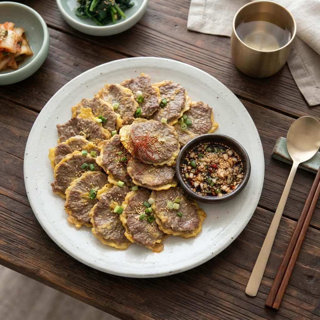 Yukjeon (Pan-fried Beef)